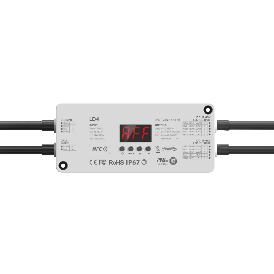 Ltech - LD4 - IP67 4CH DALI Decoder – SignLed